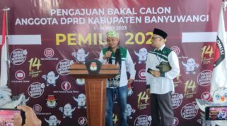 pendaftaran bacaleg pkb banyuwangi diterima kpu