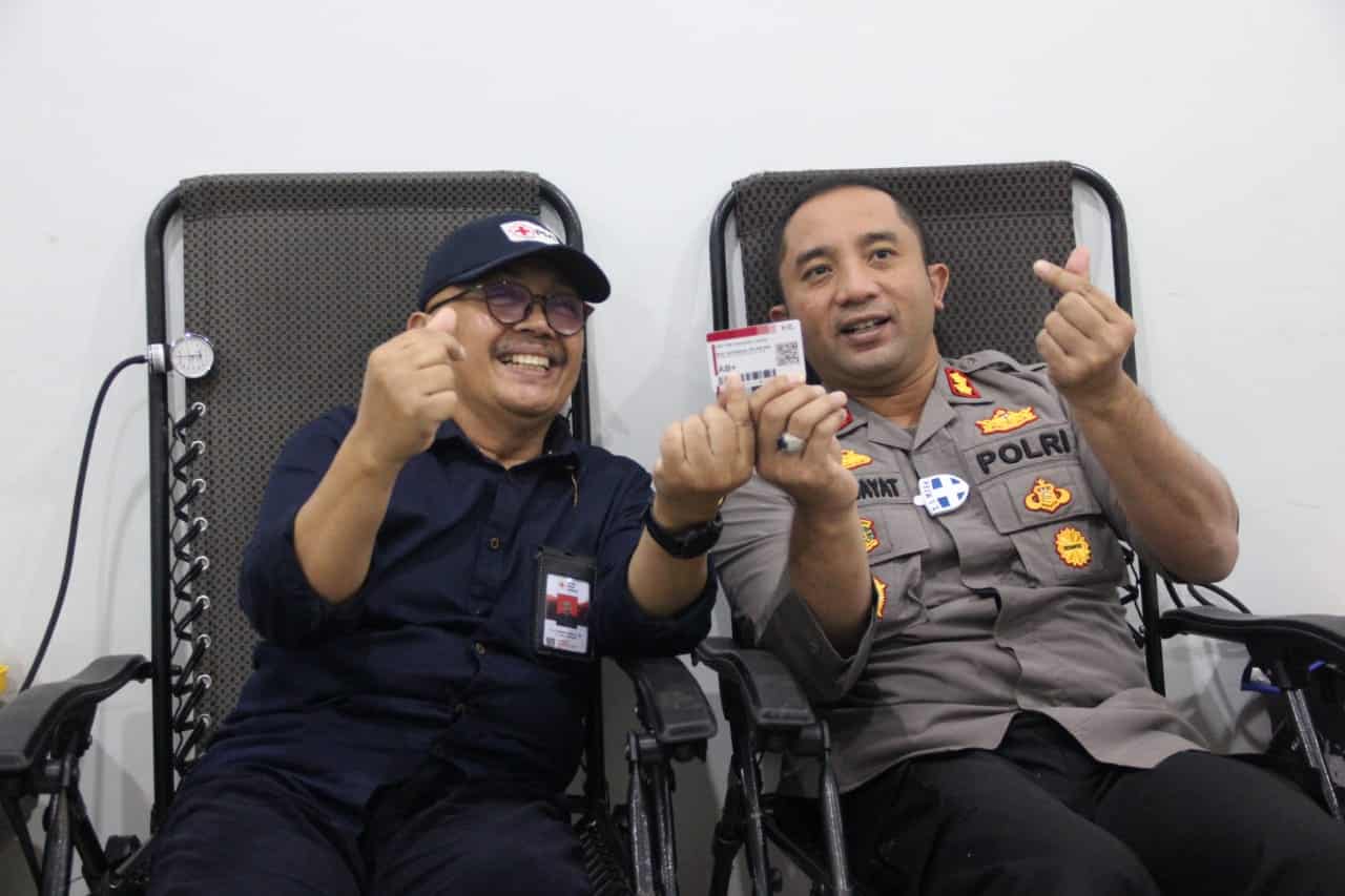 Kapolres Jember Donor Darah