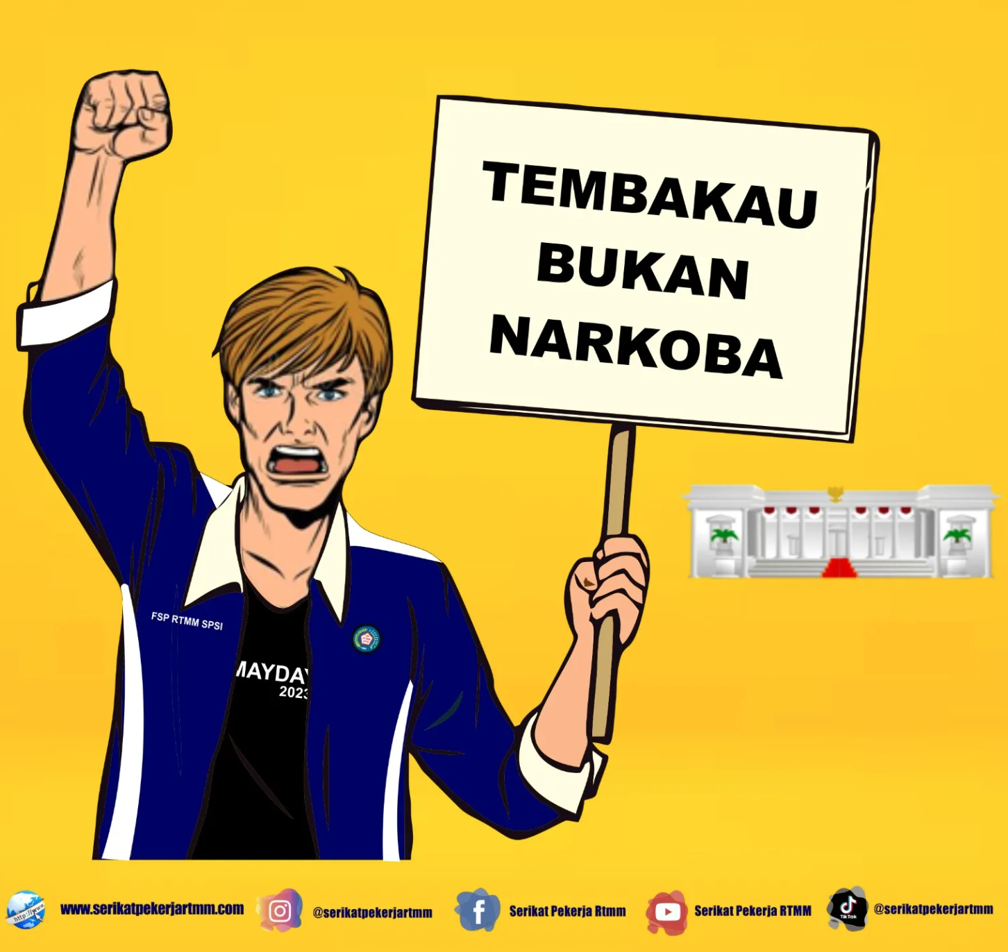 Tolak Rokok Disamakan Narkoba