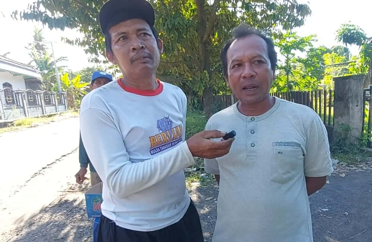 Warga Sekitar Desa Mangir Mengeluhkan Jalan Rusak 