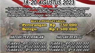 Lomba Berburu Babi Hutan Online Merah Putih Nasional I