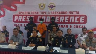 konferensi pers Bea Cukai Soekarno-Hatta