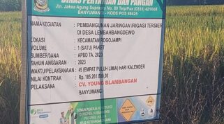 Proyek Irigasi Diduga Tidak Sesuai Spesifikasi
