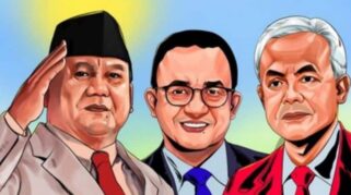 Survei Poltracking Prabowo-Gibran Unggul Telak Atas Anies-Cak Imin