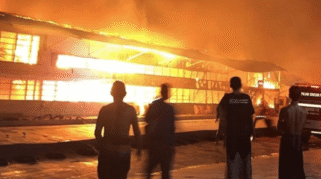 Terjadi Kebakaran di Kandang Ayam di Banyuwangi Karena Ledakan Tabung Gas ELPIJI