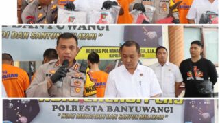 Polresta Banyuwangi Tetapkan 5 Tersangka dalam Kasus Pembunuhan Pemuda