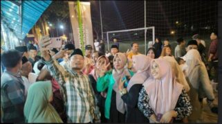 Gus makki kunjungi Pasar Rakyat Surupe Srengenge di desa kaligung, kecamatan blimbingsari, kabupaten Banyuwangi