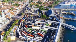 Visualisasi Skybridge Ketapang Banyuwangi.