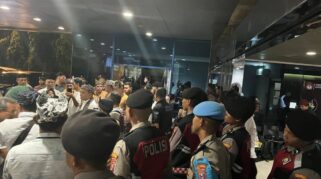 Personel Polresta Banyuwangi siap mengamankan debat perdana Pilkada Banyuwangi