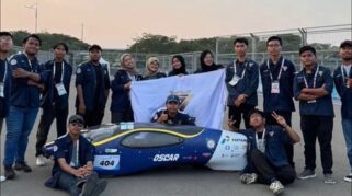 Tim EV-OS Universitas Airlangga Raih Penghargaan Terestetik di Kompetisi Mobil Hemat Energi 2024