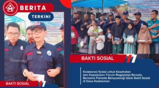 Video Kegiatan Baksos Forum Rogojampi Bersatu (FRB) Bersama Polresta Banyuwangi