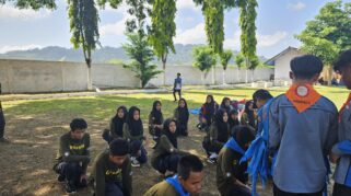 para peserta Diklat Syal Biru ORSPALA SMK Models.