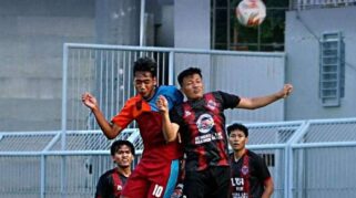 Sebuah pertandingan sepak bola antara Persewangi Banyuwangi dan Krobokan FC dengan skor akhir 9-2.