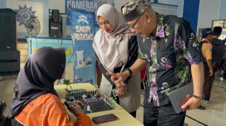 SMK Muhammadiyah 6 Rogojampi (SMUHERO) Gelar Pemeran Teknologi Berbasis IoT (Internet Of Think) di Aula Serbaguna.