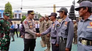 Apel Pergeseran Personel Pengamanan TPS Pilkada Banyuwangi 2024