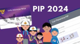 Ilustrasi siswa menerima bantuan PIP