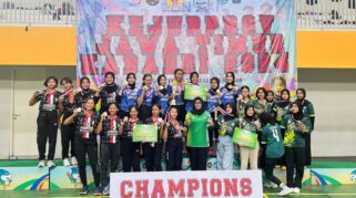 Tim Kabaddi MAN 2 Banyuwangi juara Kejurprov Jatim.