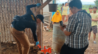 TKP Ibu rumah tangga di wongsorejo banyuwangi gantung diri