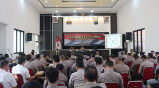 Latihan Pra Ops Lilin Semeru 2024 di Banyuwangi.