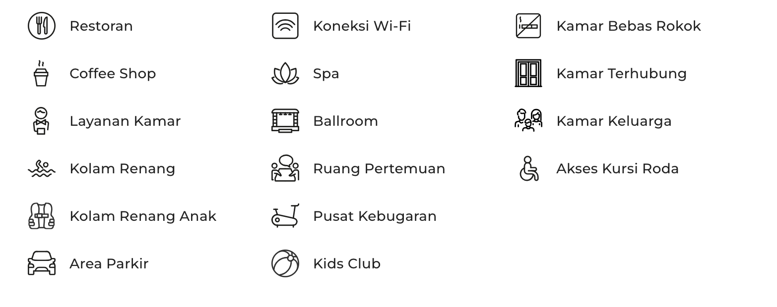 fasilitas hotel aston banyuwangi