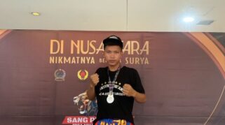 Sanjaya Dwi Pangestu Langkirno Meraih Medali Perak
