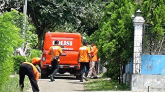 Tim INAFIS lakukan penyisiran.