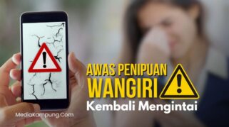 Ilustrasi peringatan penipuan Wangiri