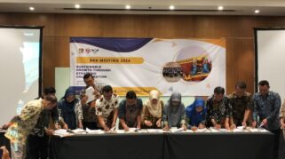 Penandatanganan MOU SMK Models dan PT Pama Persada Nusantara.