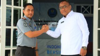 Kepala Lapas Banyuwangi kunjungi BNNK untuk koordinasi anti narkoba