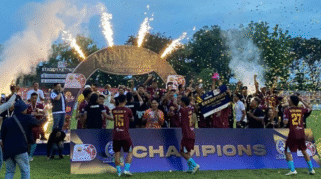 Euforia kemenangan Persewangi Banyuwangi di liga 4 jatim.