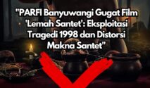 Ketua DPC PARFI Banyuwangi, Denny Sun'anudin, menyampaikan protes terhadap film "Lemah Santet Banyuwangi"
