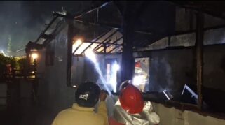 Kebakaran rumah di Dusun Galekan, Banyuwangi