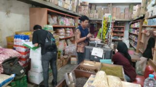 Sidak Satgas Pangan Polresta Banyuwangi di Pasar Blambangan