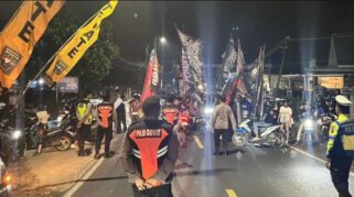 Personel Gabungan Amankan Pelantikan Warga Baru PSHT