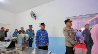 Kapolresta Banyuwangi Bersama Dorkopimda Tinjau Peresmian SPPG Blimbingsari