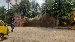 Polda Sumut Bakar Dua Barak Narkoba