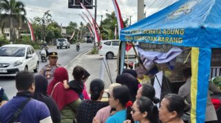 Polresta Banyuwangi dan Bulog Gelar Gerakan Pangan Murah