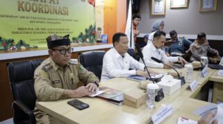 Suasana Rakor Nataru 2026 Banyuwangi membahas arus penyeberangan Ketapang–Gilimanuk
