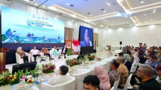 Penghargaan Bappenas untuk upaya Banyuwangi mempopulerkan Geopark Ijen.