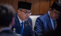 Menlu RI Sugiono dan delegasi Indonesia di PBB
