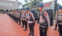 Brimob Polda Banten diberangkatkan ke Aceh