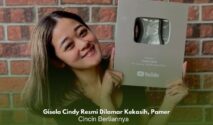 Gisela Cindy memamerkan cincin berlian setelah dilamar kekasihnya