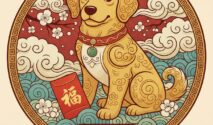 Ilustrasi shio Anjing dalam astrologi China 2026
