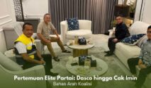 pertemuan elite partai Dasco Bahlil Zulhas dan Cak Imin