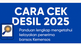 Cek Bansos Kemensos untuk cara cek desil 2025.