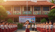 Pelaksanaan Ikrar Pelajar Indonesia 2026 di sekolah