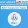 Tampilan aktivasi MFA ASN Digital BKN