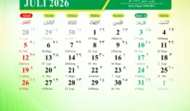 Kalender Jawa Bulan Juli 2026 (Foto: dok. Aceh Kemenag)