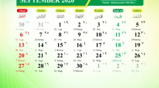 Kalender Jawa Bulan September 2026 (Foto: dok. Aceh Kemenag)