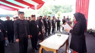 Pelantikan Kepala SKPD dan Camat di Kabupaten Banyuwangi